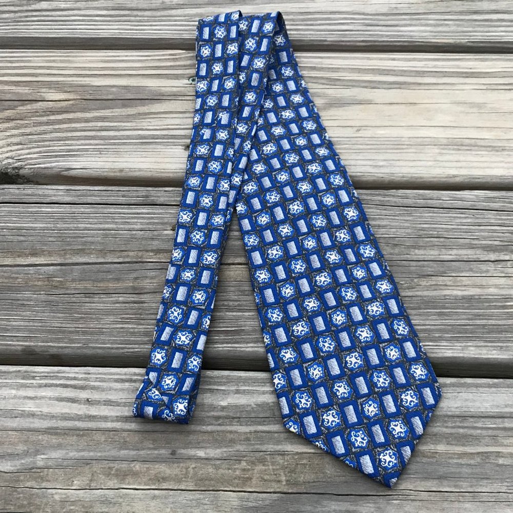 Geoffrey Beene Men Tie 100% Silk Necktie Classic T - Picture 2 of 11